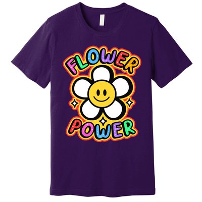 Flower Power Emoji Premium T-Shirt