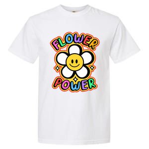 Flower Power Emoji Garment-Dyed Heavyweight T-Shirt