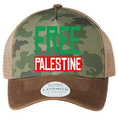 Free Palestine End Israel Legacy Tie Dye Trucker Hat