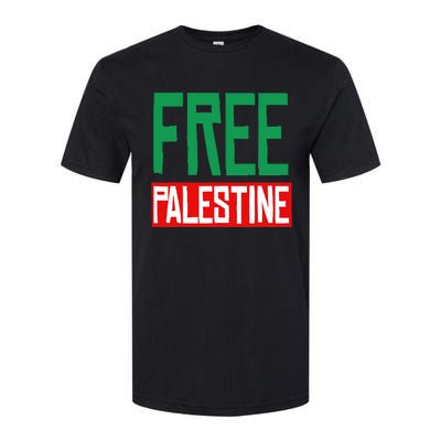 Free Palestine End Israel Softstyle® CVC T-Shirt