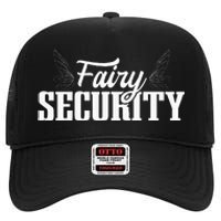 Funny Parents Easy Costume Fairy Security Halloween Mom Dad High Crown Mesh Back Trucker Hat