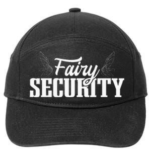 Funny Parents Easy Costume Fairy Security Halloween Mom Dad 7-Panel Snapback Hat