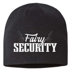 Funny Parents Easy Costume Fairy Security Halloween Mom Dad Sustainable Beanie