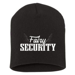 Funny Parents Easy Costume Fairy Security Halloween Mom Dad Short Acrylic Beanie