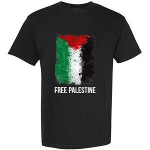 Free Palestine Free Palestine Flag Support Ghaza Peace Garment-Dyed Heavyweight T-Shirt