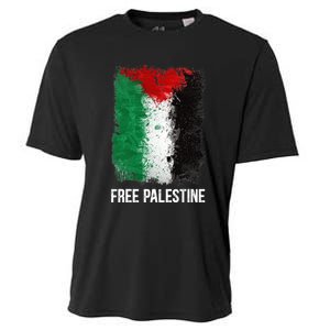 Free Palestine Free Palestine Flag Support Ghaza Peace Cooling Performance Crew T-Shirt