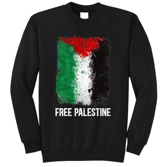 Free Palestine Free Palestine Flag Support Ghaza Peace Sweatshirt