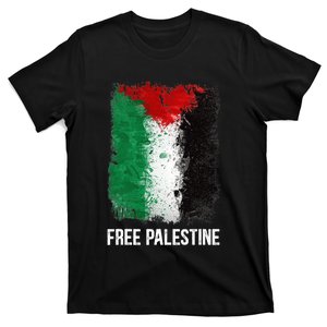 Free Palestine Free Palestine Flag Support Ghaza Peace T-Shirt