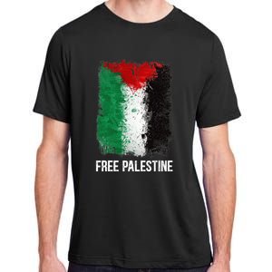 Free Palestine Free Palestine Flag Support Ghaza Peace Adult ChromaSoft Performance T-Shirt