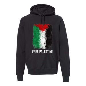 Free Palestine Free Palestine Flag Support Ghaza Peace Premium Hoodie