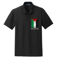 Free Palestine Free Palestine Flag Support Ghaza Peace Dry Zone Grid Polo