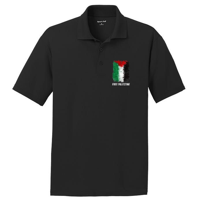 Free Palestine Free Palestine Flag Support Ghaza Peace PosiCharge RacerMesh Polo