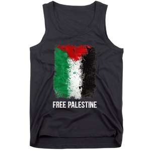 Free Palestine Free Palestine Flag Support Ghaza Peace Tank Top