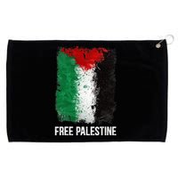 Free Palestine Free Palestine Flag Support Ghaza Peace Grommeted Golf Towel