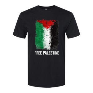 Free Palestine Free Palestine Flag Support Ghaza Peace Softstyle CVC T-Shirt