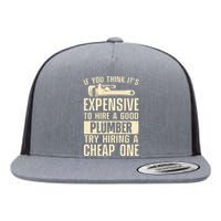 Funny Plumber For Wo Steamfitter Pipefitter Plumbing Flat Bill Trucker Hat