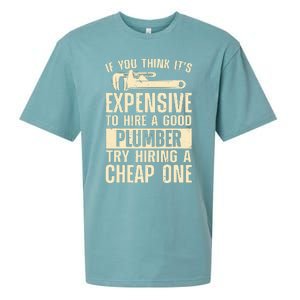 Funny Plumber For Wo Steamfitter Pipefitter Plumbing Sueded Cloud Jersey T-Shirt