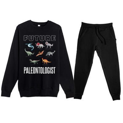 Future Paleontologist Premium Crewneck Sweatsuit Set