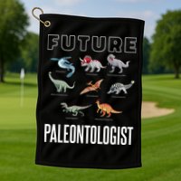 Future Paleontologist Golf Towel