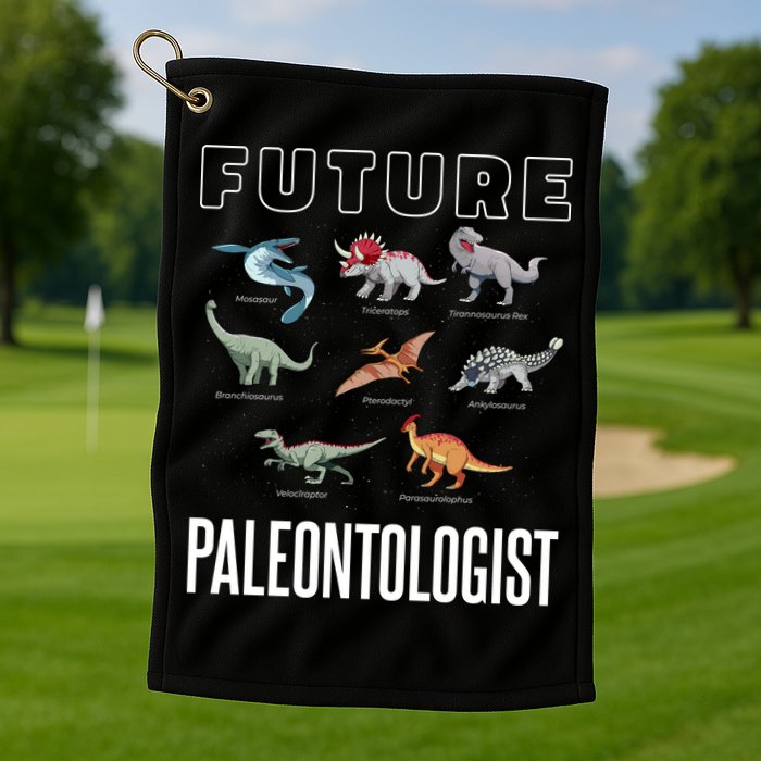 Future Paleontologist Golf Towel