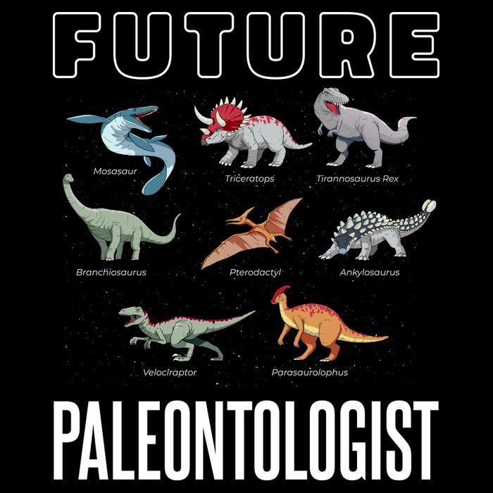 Future Paleontologist Cropped Pullover Crew