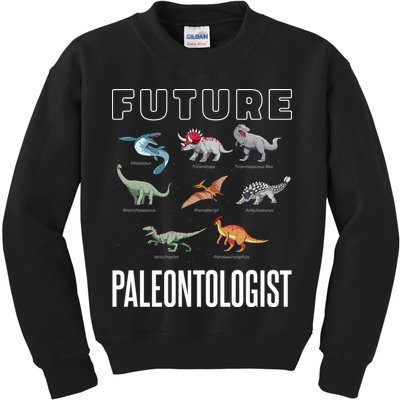 Future Paleontologist Kids Sweatshirt