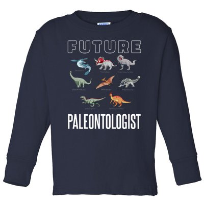 Future Paleontologist Toddler Long Sleeve Shirt