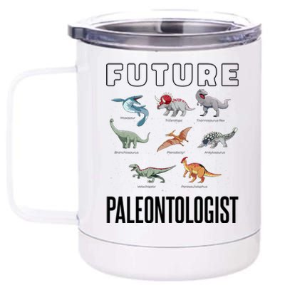 Future Paleontologist 12 oz Stainless Steel Tumbler Cup