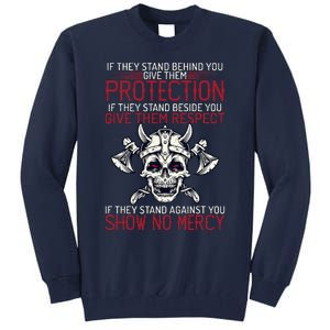 Family Protection Fighter Valhalla Odin Nordic Viking Tall Sweatshirt