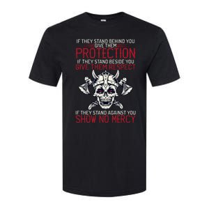 Family Protection Fighter Valhalla Odin Nordic Viking Softstyle CVC T-Shirt