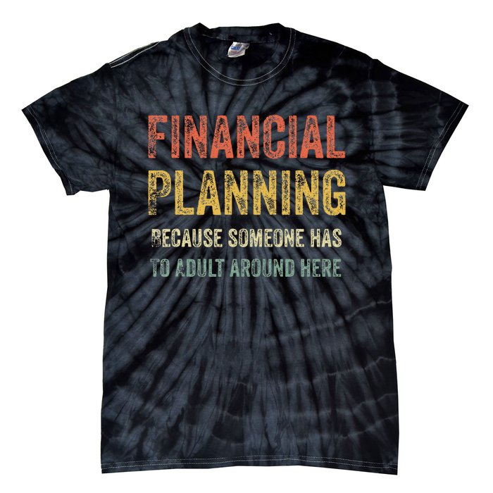 Financial Planning Finance Departt Team Appreciation Week Tie-Dye T-Shirt