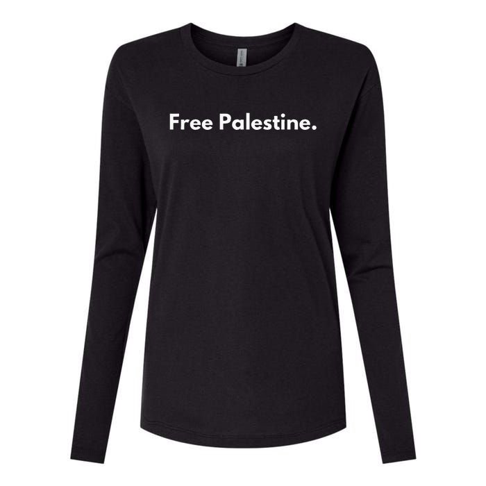 Free Palestine For Women Men Gaza Womens Cotton Relaxed Long Sleeve T-Shirt