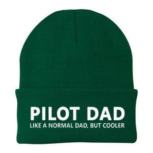 Funny Pilot Father Pilot Dad Knit Cap Winter Beanie