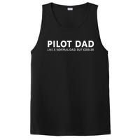 Funny Pilot Father Pilot Dad PosiCharge Competitor Tank