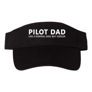 Funny Pilot Father Pilot Dad Valucap Bio-Washed Visor