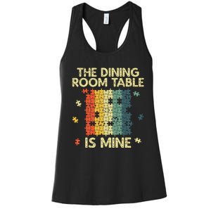 Funny Puzzle For Women Jigsaw Puzzle Lover Women's Racerback Tank