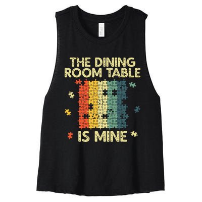 Funny Puzzle For Women Jigsaw Puzzle Lover Women's Racerback Cropped Tank