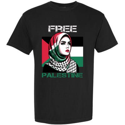 Free Palestine Flag Save Gaza Strip Palestinian Garment-Dyed Heavyweight T-Shirt