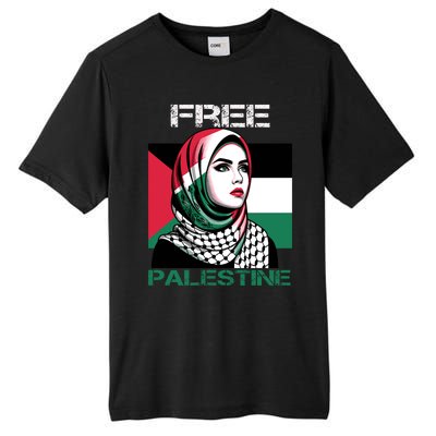 Free Palestine Flag Save Gaza Strip Palestinian Tall Fusion ChromaSoft Performance T-Shirt