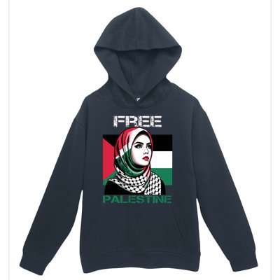 Free Palestine Flag Save Gaza Strip Palestinian Urban Pullover Hoodie