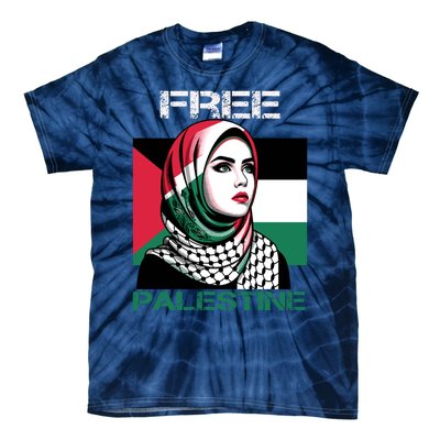 Free Palestine Flag Save Gaza Strip Palestinian Tie-Dye T-Shirt