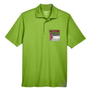 Free Palestine Free Gaza Flag Men's Origin Performance Pique Polo