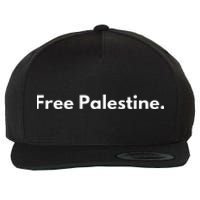 Free Palestine For Women Arabic Gaza Wool Snapback Cap