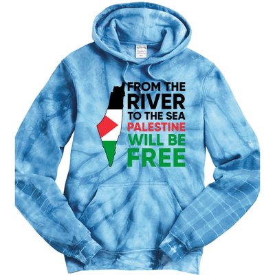 Free Palestine Flag I Stand With Palestine Free Palestine Tie Dye Hoodie