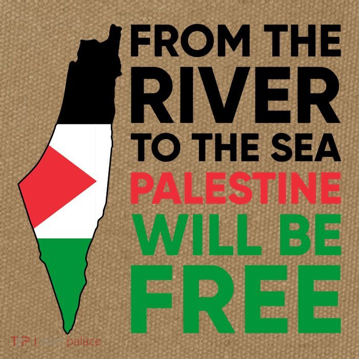 Free Palestine Flag I Stand With Palestine Free Palestine Cotton Canvas Backpack