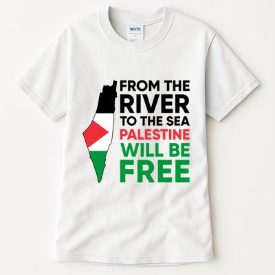 Free Palestine Flag I Stand With Palestine Free Palestine Tall T-Shirt