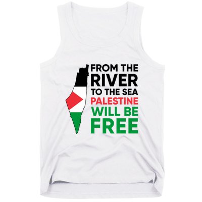 Free Palestine Flag I Stand With Palestine Free Palestine Tank Top