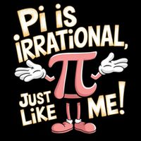 Funny Pi Funny Math Humor Pi Day Pi Is Irrational Funny Gift Flat Bill Trucker Hat