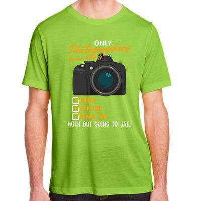 Funny Photographers Funny Photography Cool Gift Adult ChromaSoft Performance T-Shirt