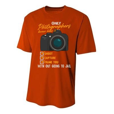 Funny Photographers Funny Photography Cool Gift Performance Sprint T-Shirt